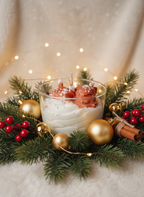 Bougie vue de côté - mèche coupée