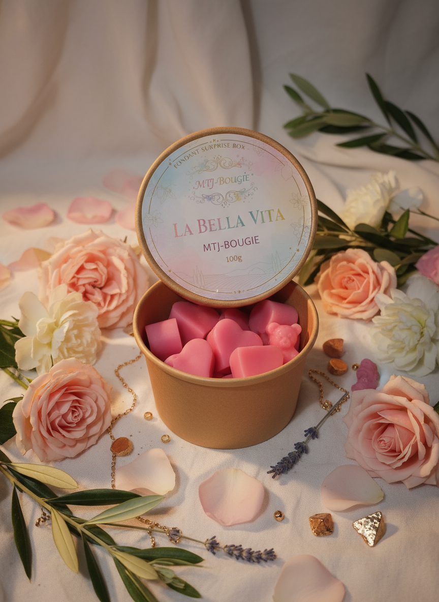 Photo décorée Fondant Surprise Box La Bella Vita